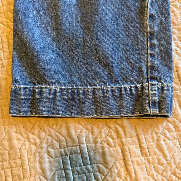 Miou Muse High Rise Cropped Wide Leg Jeans Style P2505 Size Medium 28 - Picture 7 of 14